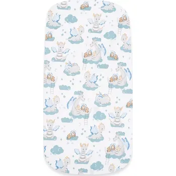 Prostěradlo Bavlněné prostěradlo do kočárku New Baby Dráček 35 × 75 cm
