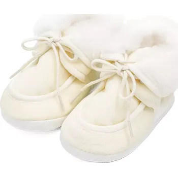 Capáčky Kojenecké zimní capáčky New Baby béžové 3–6 měsíců