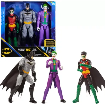 Figurka Spin Master Batman Figuren Set aus Batman Rebirth, Robin und Joker