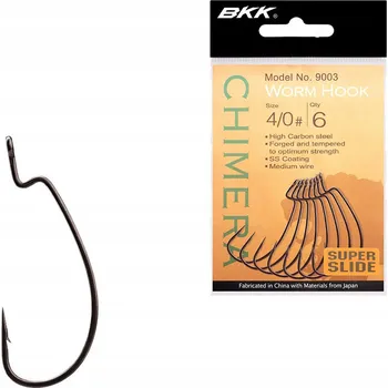 Rybářský háček Háčky na přívlač s protihrotem BKK CHIMERA 7 ks