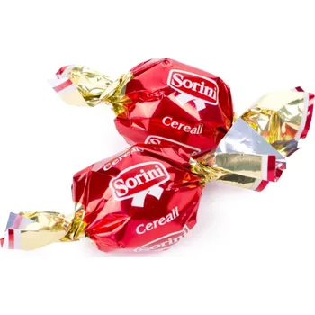 Bonbon Sorinette Cereali Latte - Pralinky z mléčné čokolády plněné lískooříškovým krémem a cereáliemi [Sorini, 1 000 g]