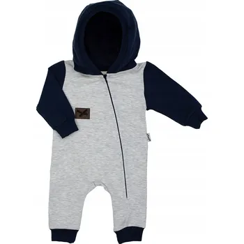 Kojenecký overall Chlapecký teplákový overal s letadly šedý Nicol, vel. 56