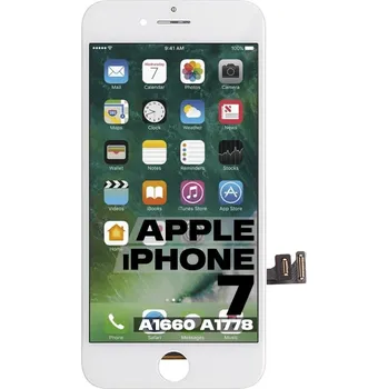 LCD displej dotyková obrazovka digitizér pro Apple iPhone 7 A1660 A1778 Bílý