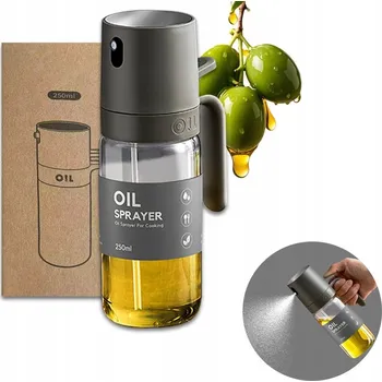 Nádoba na olej a ocet KUCHYŇSKÝ ROZPŘIJÍMAČ NA OLEJ SKLENĚNÝ SPREJOVÝ DÁVKOVAČ S RUKOJEŤÍ VELKÝ