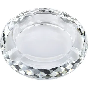 Popelník Doutníkový popelník křišťál Honeycomb 18cm, 4D, čirý