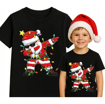 Dívčí tričko DĚTSKÉ VÁNOČNÍ BAVLNĚNÉ TRIČKO 134