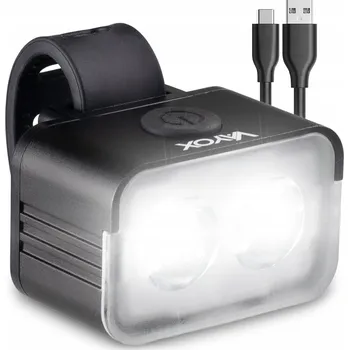 Cyklosvítilna LED přední světlo na řídítka pro kolo, Vayox VA0153 300 lm USB-C IPX6