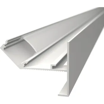 LED páska Ledshopik LED profil do sádrokartonu ALPI SUPER-WIDE bílý - LED profil SUPER-WIDE bílý - 1m