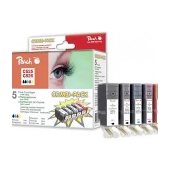 PEACH kompatibilní cartridge Canon PGI-525/CLI-526 MultiPack, 2xBlack, Cyan, Magenta, Yellow, 19ml, 4x10ml