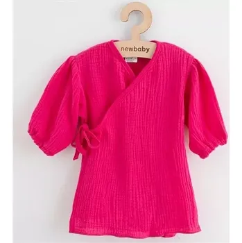 Kojenecké šaty Mušelínové kojenecké šaty s dlouhým rukávem NEW BABY Elizabeth