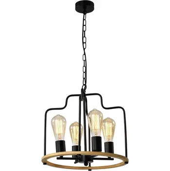 Datus stropní svítidlo černé 4x40W E27