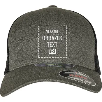 Kšiltovka Kšiltovka Trucker s vlastním potiskem, Barva Khaki, Velikost S/M, Canvas Kšiltovka Trucker Bezvatriko.cz