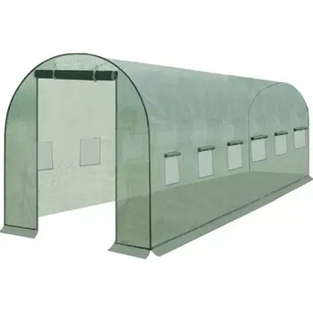 Skleník Fóliovník 600 x 300 cm 18 m2 zelený