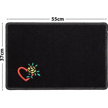 Hotová velurová rohožka 37 x 55 cm