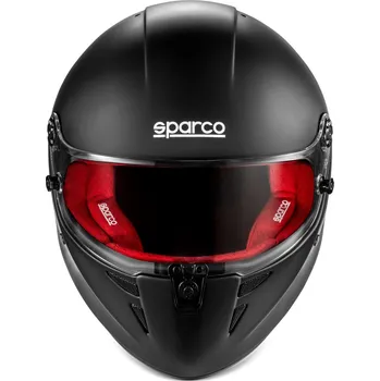Helma na motorku Sparco helma STEALTH RF, s homologací FIA, barva: černo-červená, velikost: S