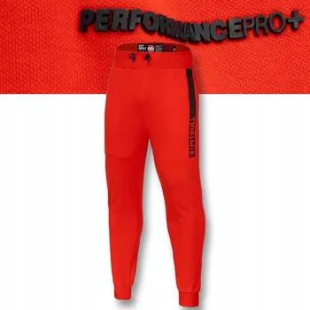 Pitbull pánské tepláky Saturn červené, velikost S