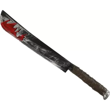 Karnevalový doplněk Rappa Mačeta s krví Halloween 74 cm