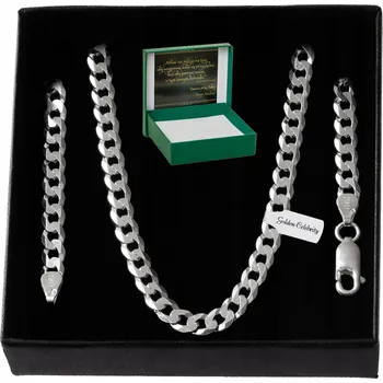 Řetízek STŘÍBRNÝ ŘETÍZEK PANCR 60cm/5mm Ag925 +