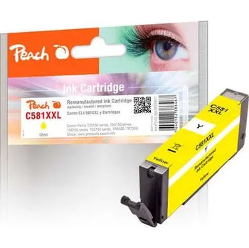 Počítač PEACH kompatibilní cartridge Canon CLI-581 XXL, yellow, 12 ml