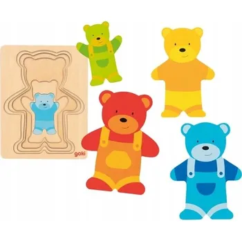 Puzzle Goki Puzzle 5dílné vrstvené puzzle