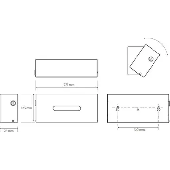 Zásobník na papírové ručníky Bemeta zásobník na papírové kapesníky, nerez mat (101003025)