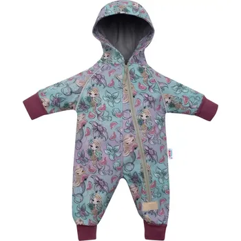 Kojenecký overall Softshellový dětský overal NEW BABY Mořské panny 98