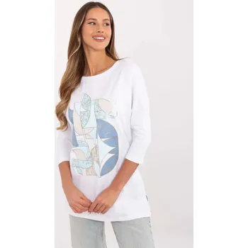 Dámská halenka Dámská bílá halenka FPrice, XL