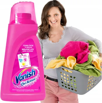 Odstraňovač skvrn Vanish odstraňovač skvrn v tekutině pro barevné tkaniny 1L