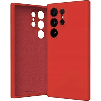 Pouzdro na mobilní telefon Zadní Kryt Mercury goospery pro Samsung Galaxy S24 Ultra červená