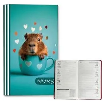Diář Kalendarz 2026 A6 tygodniowy Kapibara