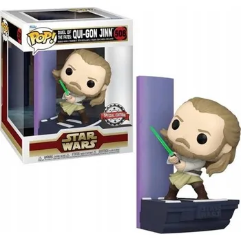 Figurka Funko POP Deluxe Star Wars 508 Qui-Gon Jinn Duel Of The Fates Special
