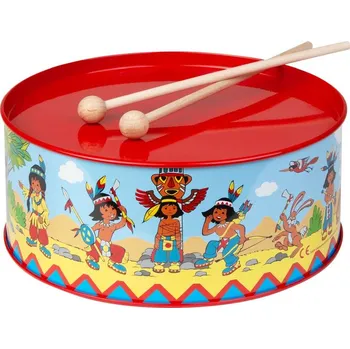 Hudební nástroj pro děti Lena Bubínek indiáni , průměr 20 cm