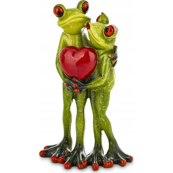Obraz Figurka žabky zamilovaný pár žab srdce láska Valentýn
