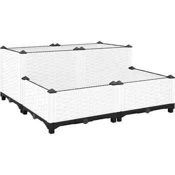 Vyvýšený záhon Vyvýšený záhon 80 x 80 x 38 cm polypropylen IM_153316