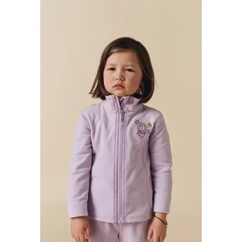 POIVRE BLANC RUBY-BBGL MICRO FLEECE JACKET DREAM PURPLE Velikost: 7 let / 122 cm