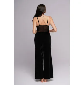 Dámské kalhoty KALHOTY 003 ČERNÉ černá S