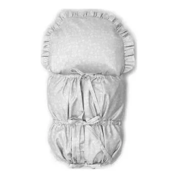 Dětský pokoj Perinka s perovou výplňou - svetlosivé kvietky