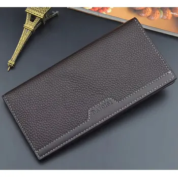 Peněženka Pánská peněženka Daiqisi Noah - Tmavě Hnědá KP-36172