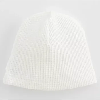 Kojenecká čepice Dětská bavlněná čepička bílá