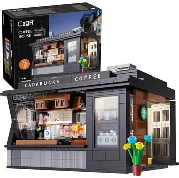 ostatní stavebnice CADA Kavárna Starbucks s LED osvětlením 768 ks