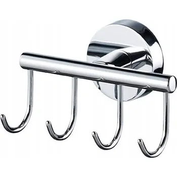 Věšák Věšák Bisk for you, chromový, se 4 háčky