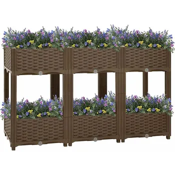 Vyvýšený záhon Vyvýšený záhon 120 x 40 x 71 cm polypropylen IM_316521