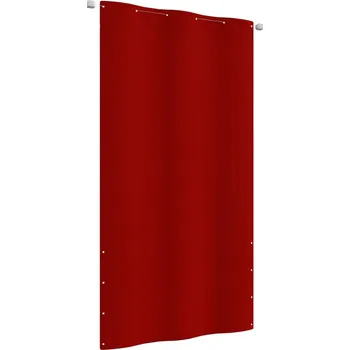 Stínicí technika Balkonová zástěna červená 120 x 240 cm oxfordská látka IM_148545