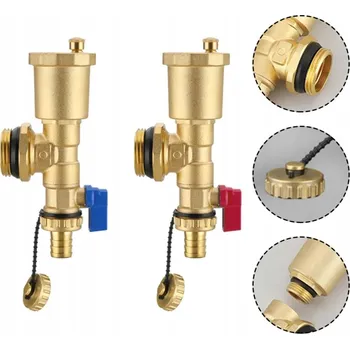 Instalatérský materiál Mosazný směšovací ventil s odvzdušňovačem pro podlahové topení