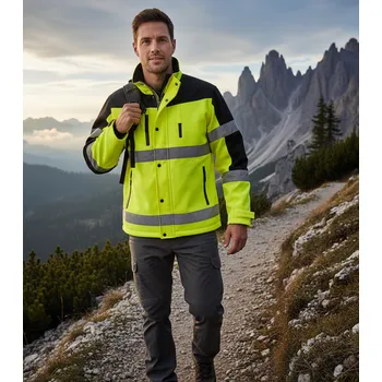 pracovní bunda Portwest Bunda KONTRAST SOFT, žluto/černá Velikost XXL žlutá/černá