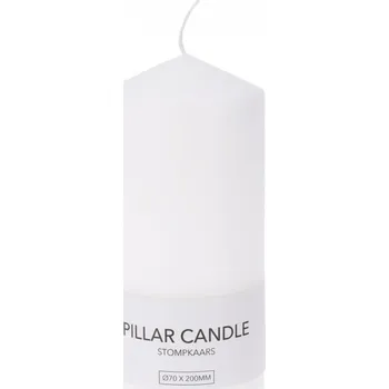 Svíčka Bílá svíčka 7 x 20 cm