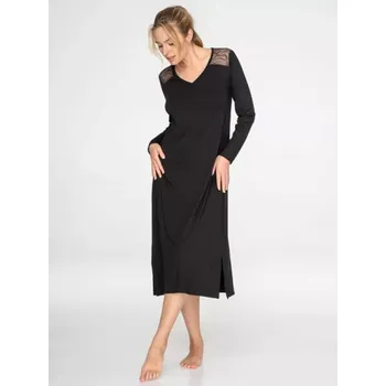 Dámská noční košile Dámská noční košile Timo 394859/04, 2XL, černá