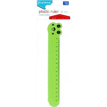 pravítka Plastové pravítko žabka 15 cm