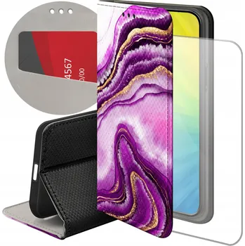 Pouzdro na mobilní telefon Flipové pouzdro Hello Case pro Apple iPhone 13, fialové