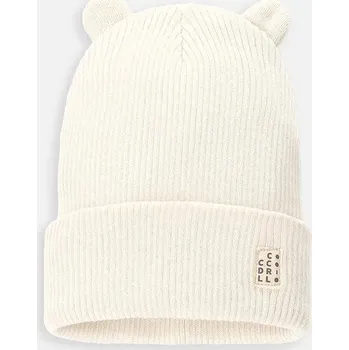 Čepice Unisex přechodová Čepice 46 Ecru Coccodrillo WC4